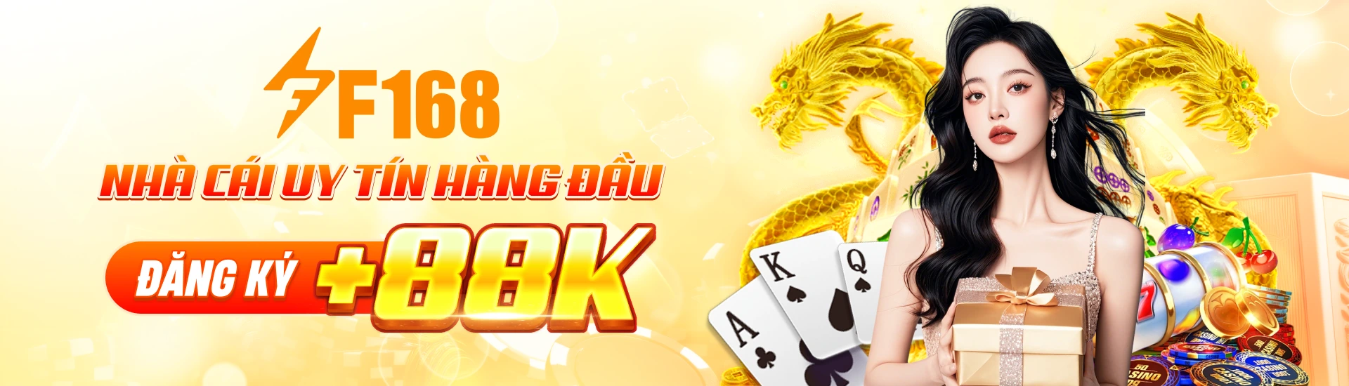 Banner ứng dụng và hướng dẫn tham gia rõ ràng F168